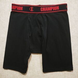 Champion Black Boxer Briefs Small -J